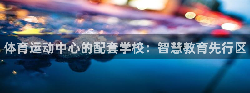 77体育官网：体育运动中心的配套学校：智慧教育先行区